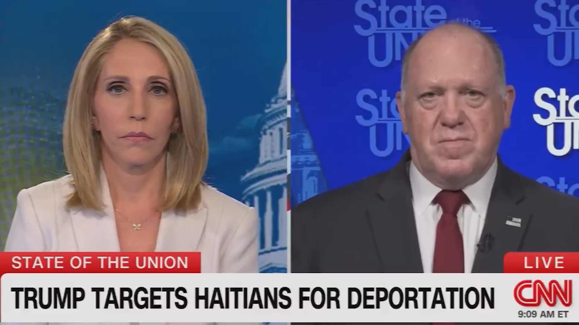 Dana Bash Questions Tom Homans Humanity